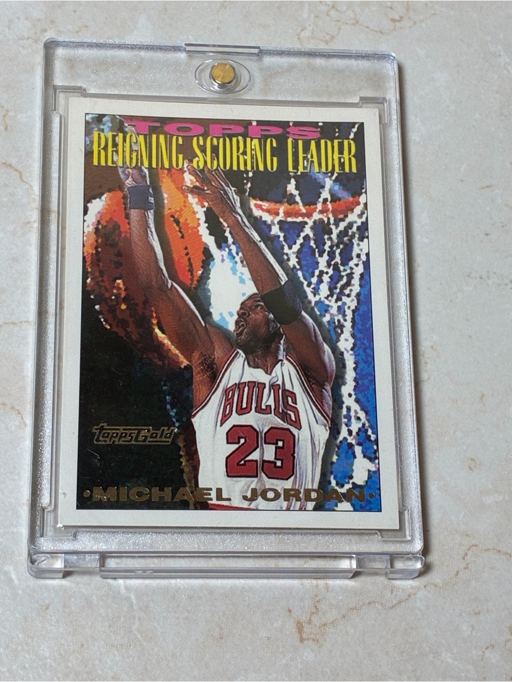 Michael Jordan Topps Gold rare card
